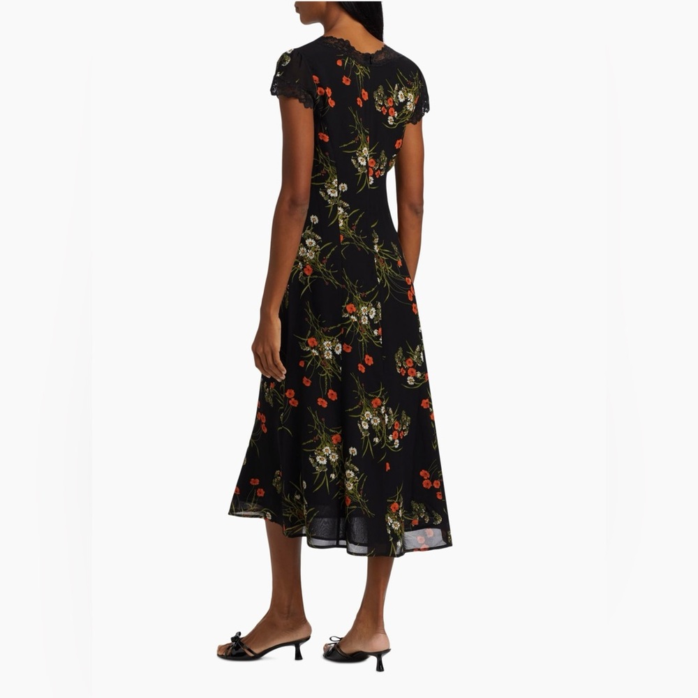 Reformation Tiffie Dress In Floral, brand new without tags, never worn, no flaws - Picture 5 of 16